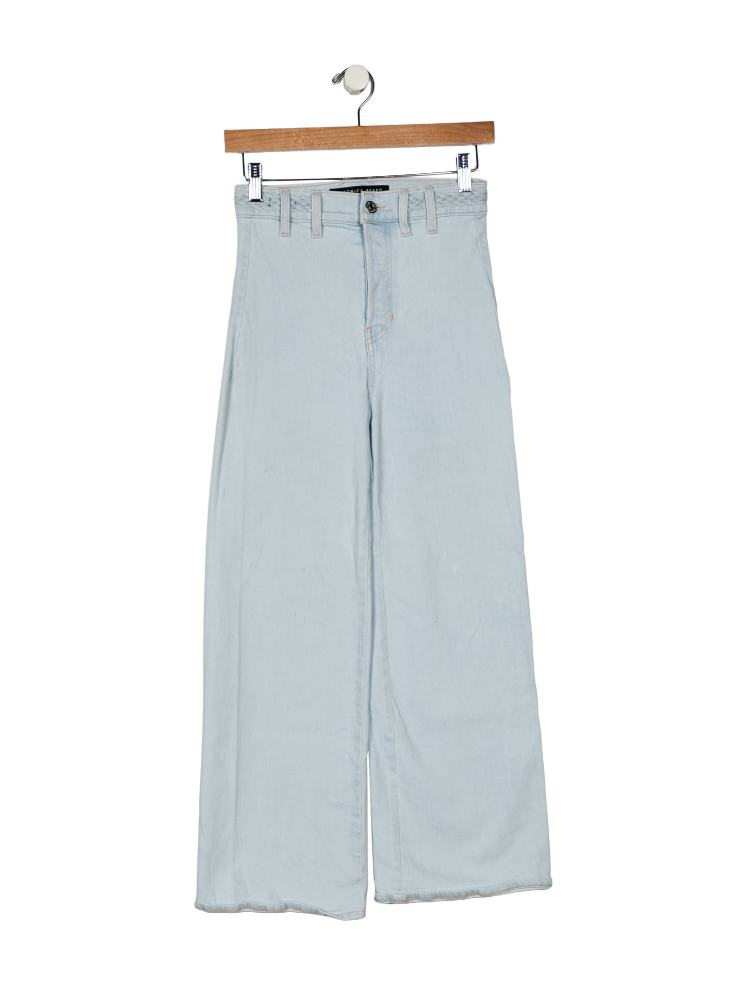 Veronica Beard High-Rise Wide Leg Jeans