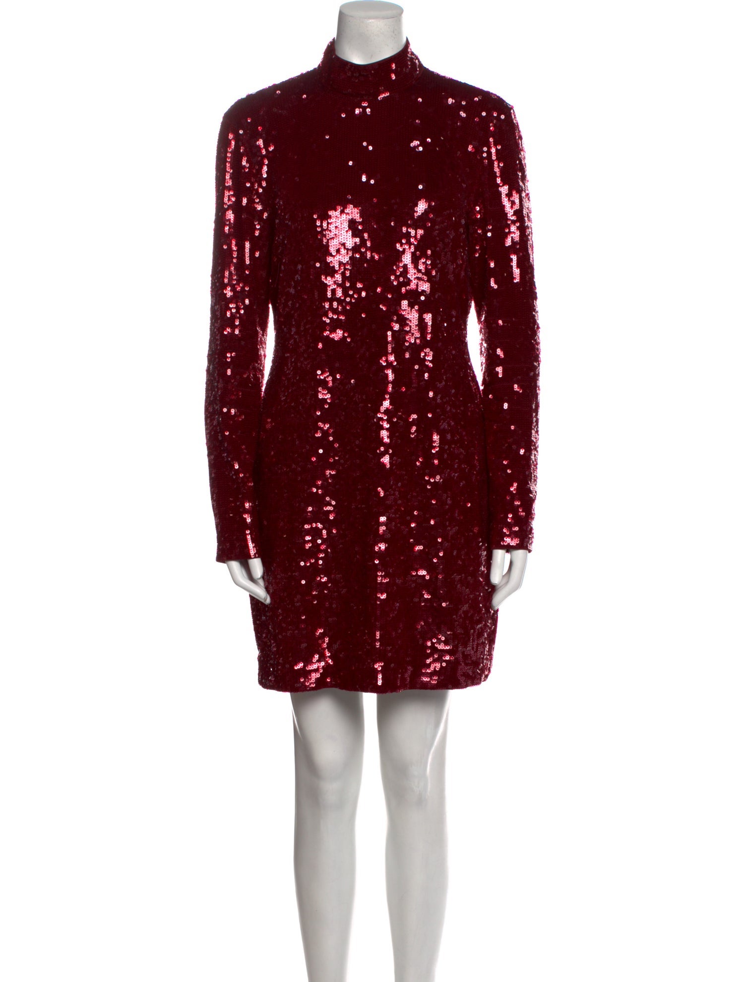 Veronica Beard Mock Neck Mini Dress