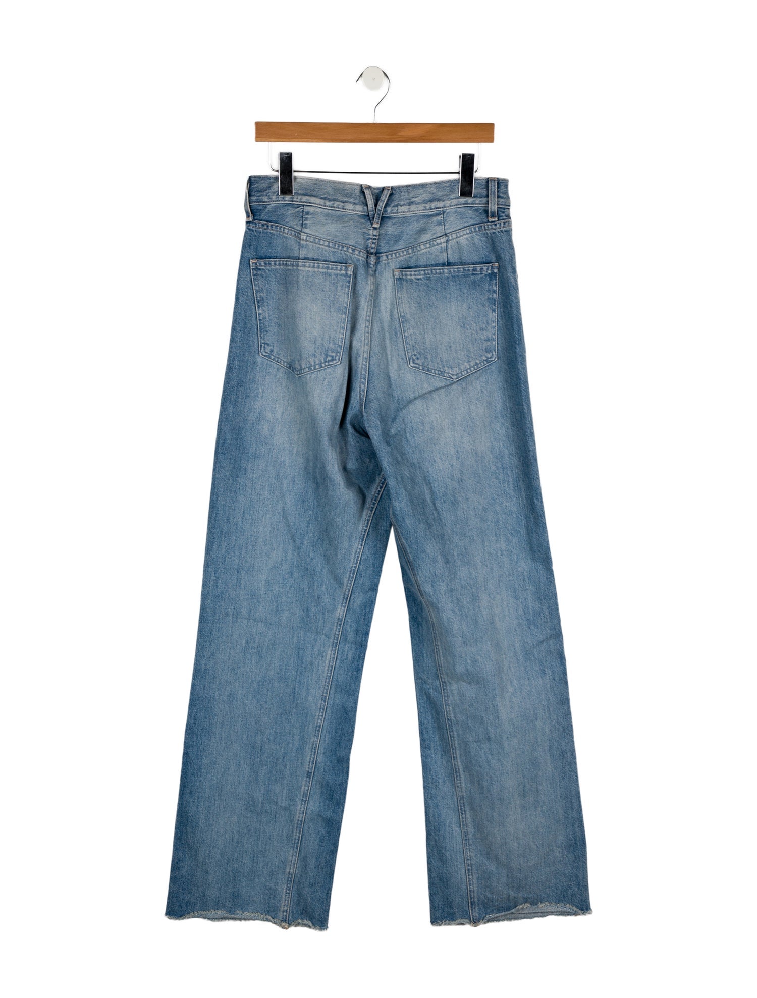 Veronica Beard High-Rise Wide Leg Jeans