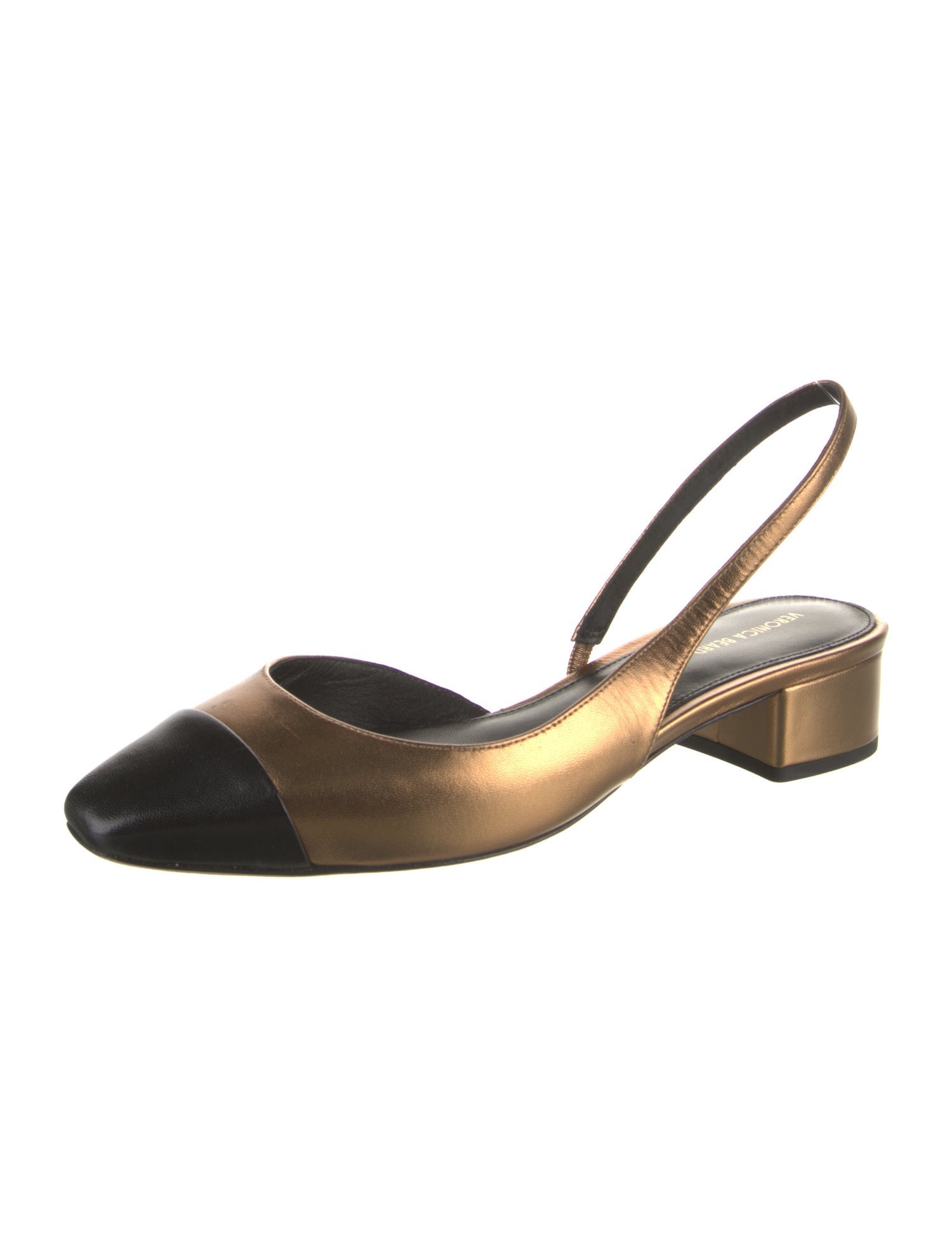 Veronica Beard Leather Slingback Pumps