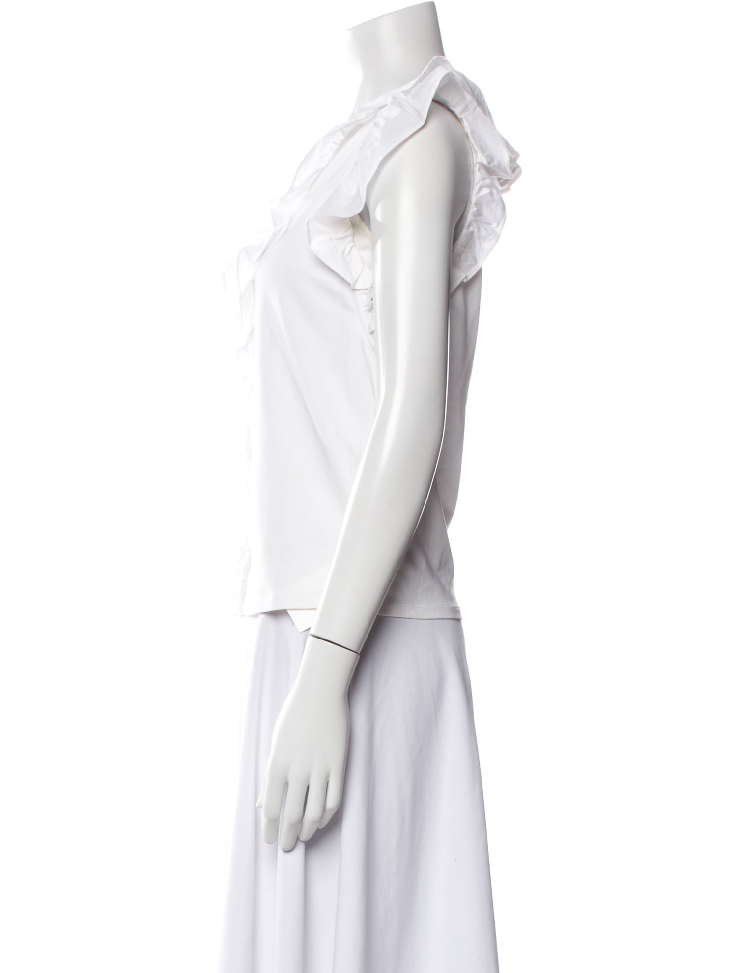 Veronica Beard V-Neck Sleeveless Top