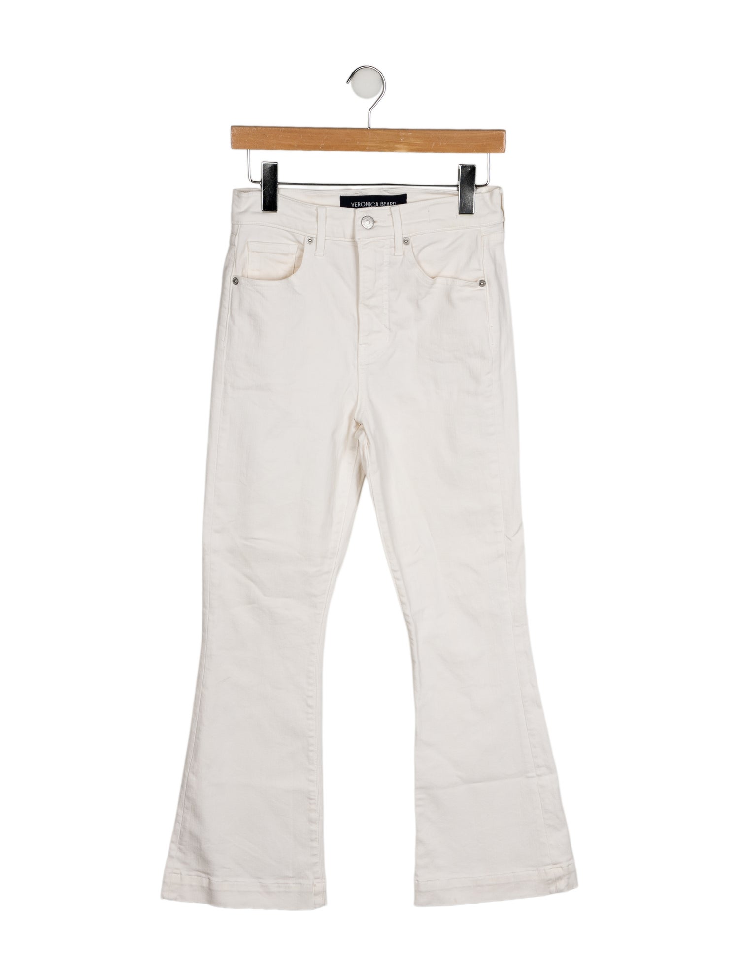 Veronica Beard High-Rise Wide Leg Jeans