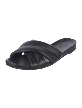 Veronica Beard Leather Slides