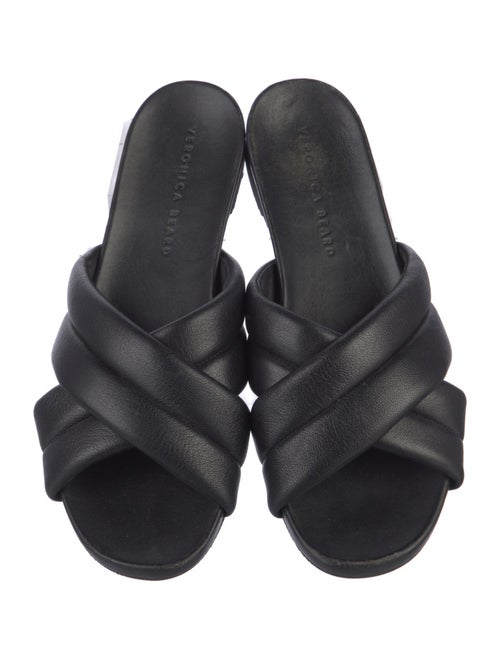 Veronica Beard Leather Slides