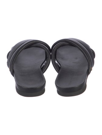 Veronica Beard Leather Slides