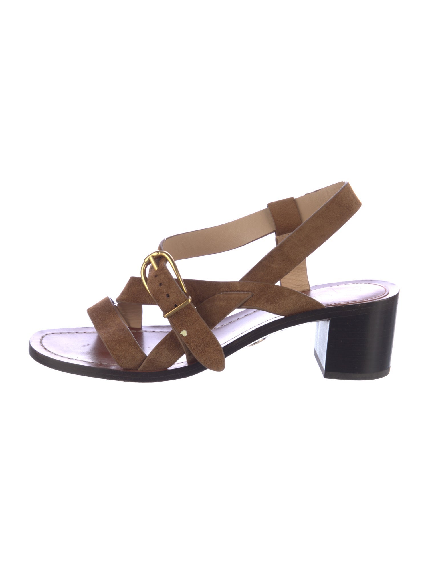 Veronica Beard Vintage Suede Slingback Sandals