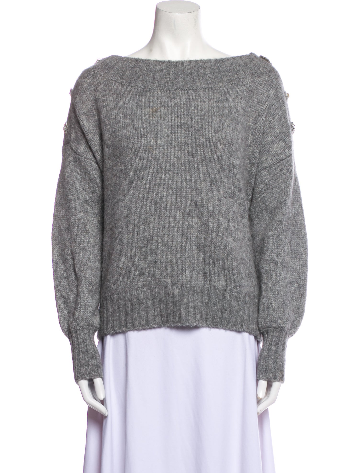 Veronica Beard Bateau Neckline Sweater