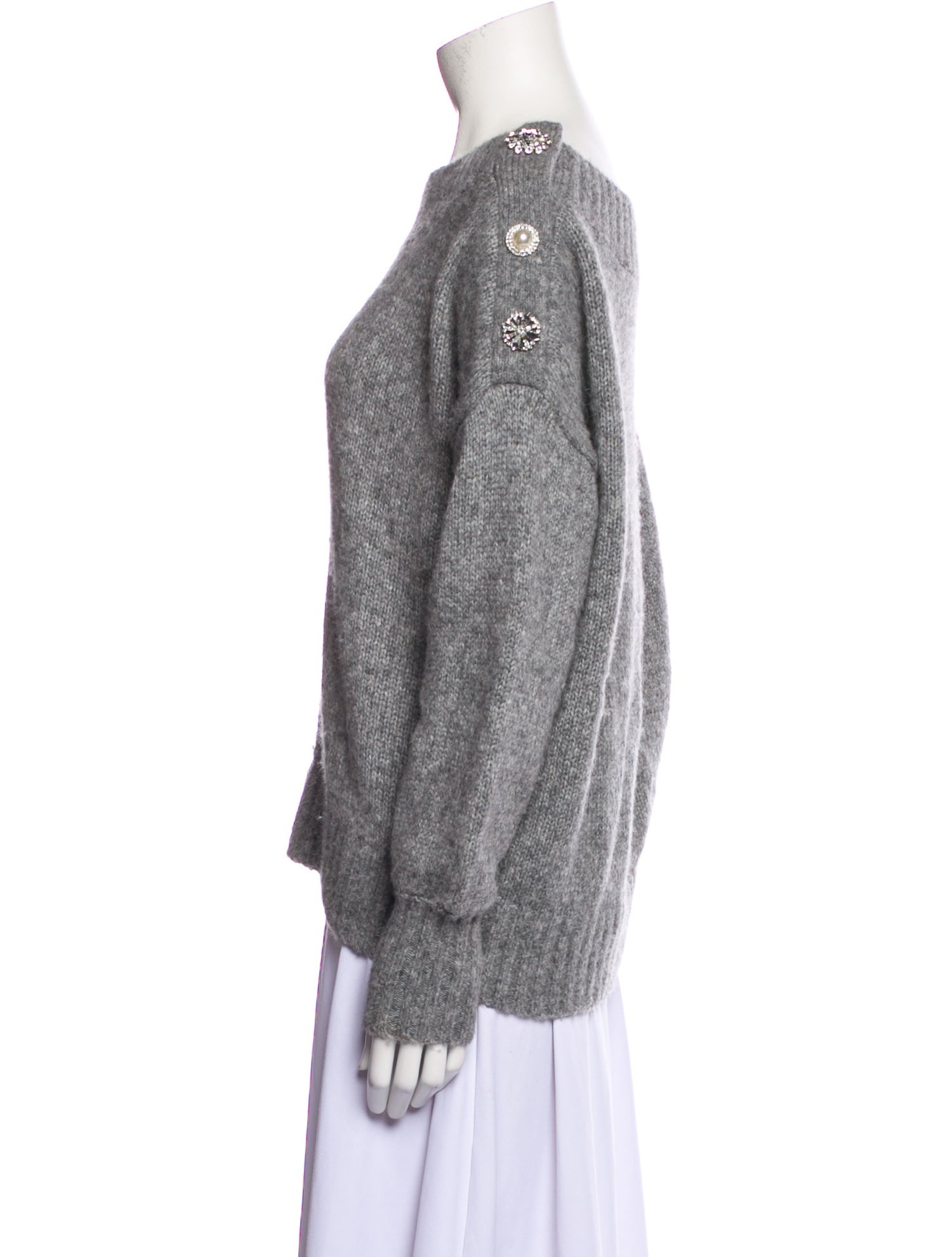 Veronica Beard Bateau Neckline Sweater