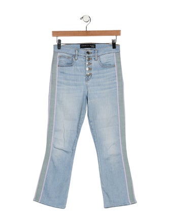Veronica Beard Mid-Rise Straight Leg Jeans