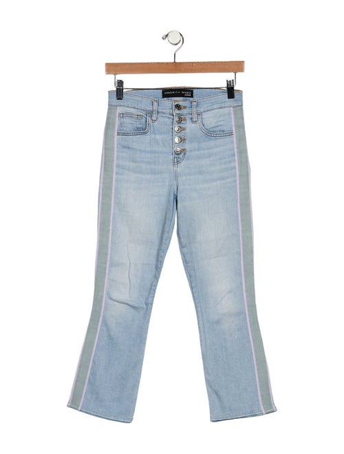 Veronica Beard Mid-Rise Straight Leg Jeans
