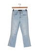 Veronica Beard Mid-Rise Straight Leg Jeans
