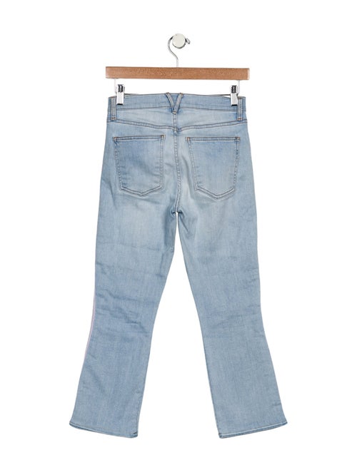 Veronica Beard Mid-Rise Straight Leg Jeans