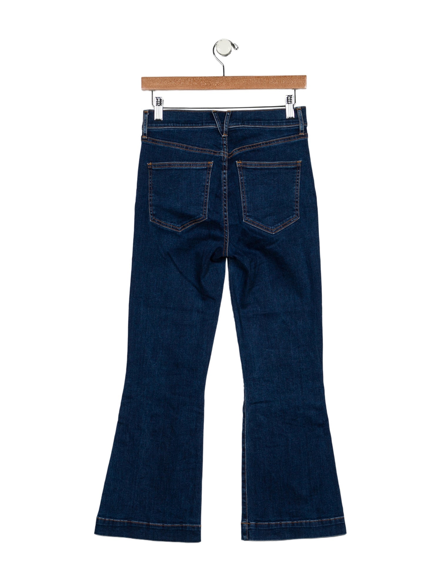 Veronica Beard Mid-Rise Wide Leg Jeans