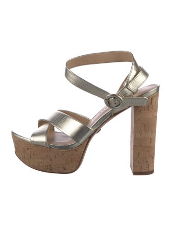 Veronica Beard Leather Sandals