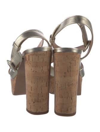 Veronica Beard Leather Sandals