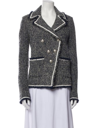 Veronica Beard Tweed Pattern Blazer