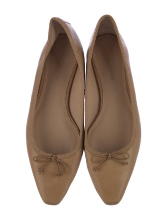 Veronica Beard Suede Bow Accents Ballet Flats