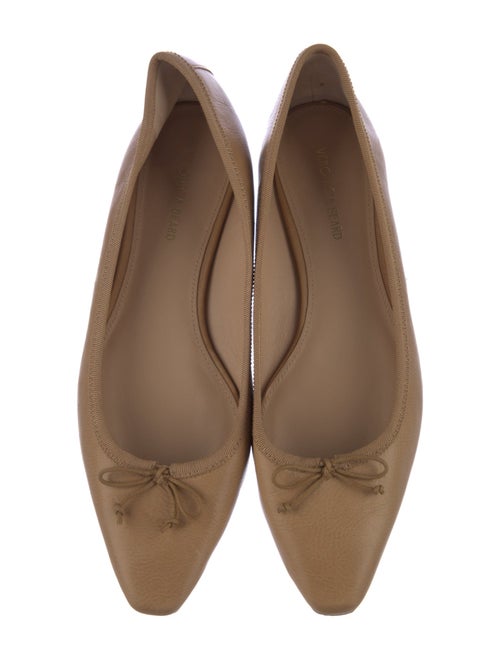Veronica Beard Suede Bow Accents Ballet Flats
