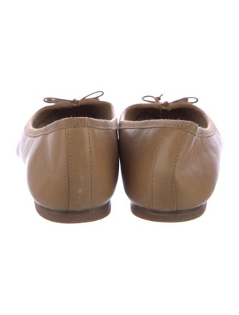 Veronica Beard Suede Bow Accents Ballet Flats