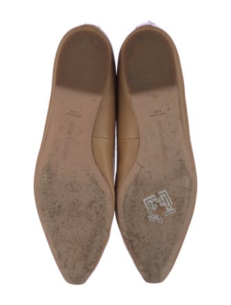 Veronica Beard Suede Bow Accents Ballet Flats