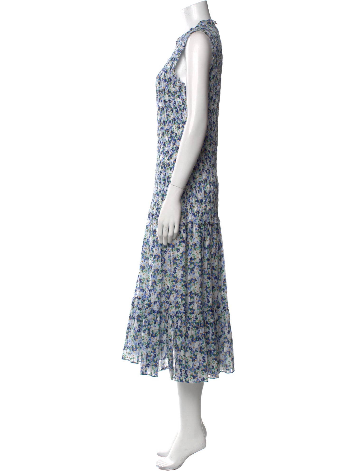 Veronica Beard Floral Print Long Dress w/ Tags