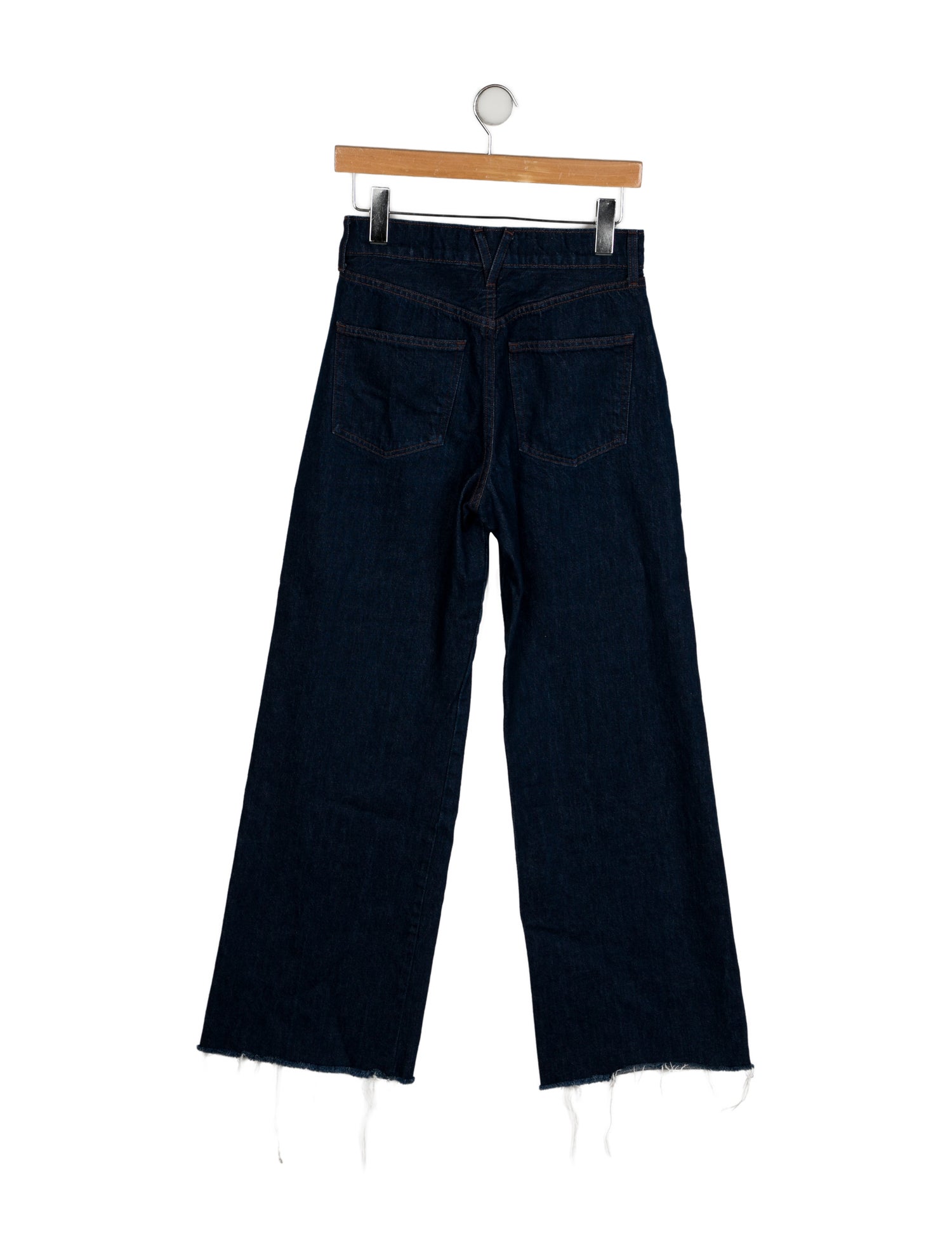Veronica Beard High-Rise Wide Leg Jeans