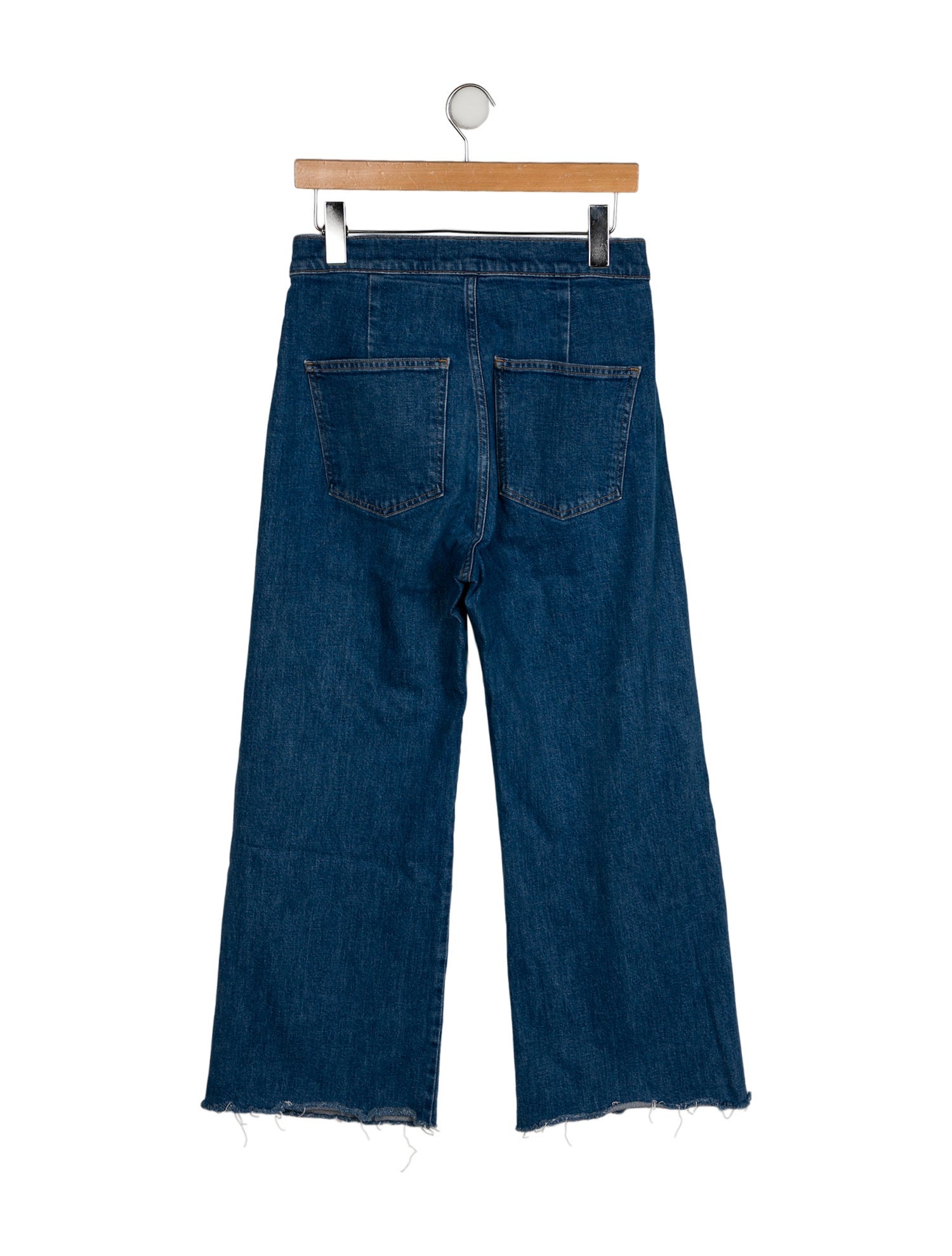 Veronica Beard High-Rise Wide Leg Jeans