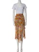 Veronica Beard Silk Printed Skirt Set