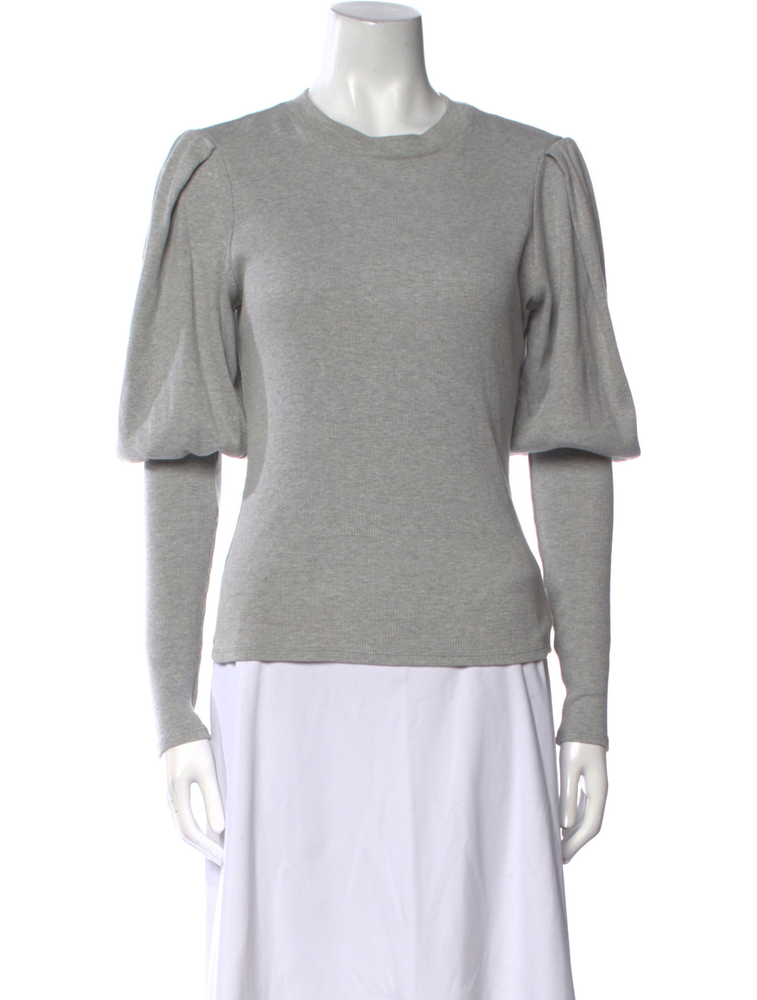 Veronica Beard Crew Neck Long Sleeve Top