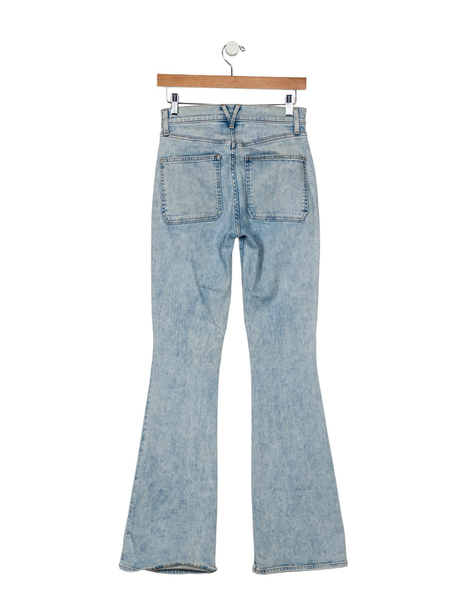 Veronica Beard Mid-Rise Wide Leg Jeans