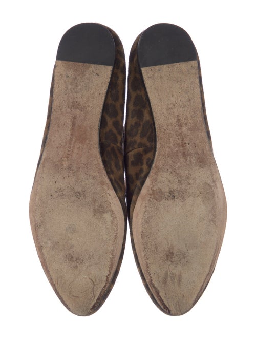 Veronica Beard Suede Animal Print Loafers