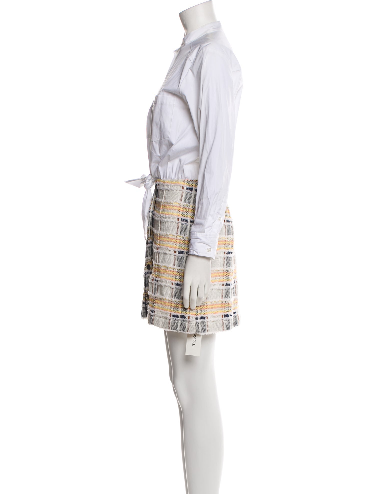 Veronica Beard Striped Mini Dress