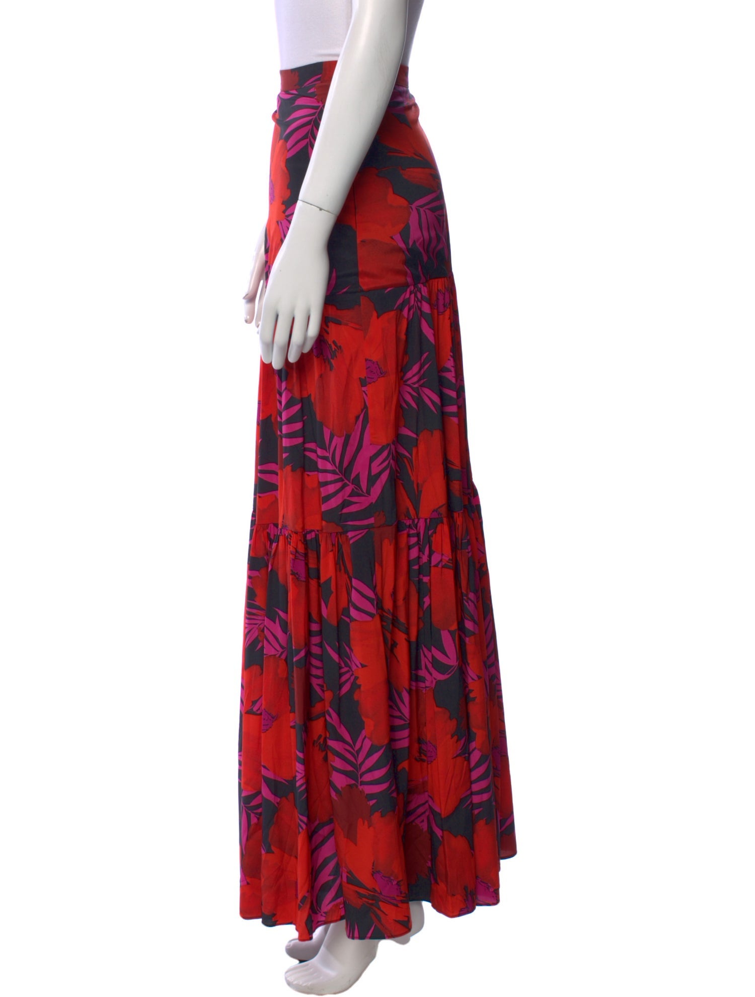 Veronica Beard Silk Long Skirt