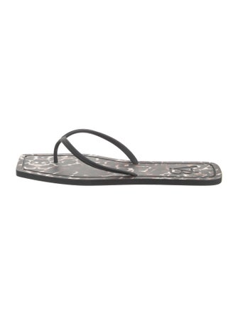 Veronica Beard Rubber Printed Flip Flops