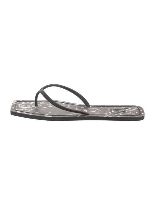 Veronica Beard Rubber Printed Flip Flops