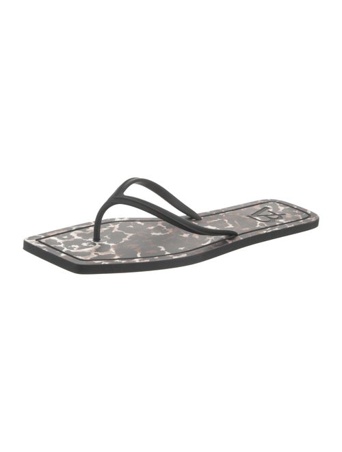 Veronica Beard Rubber Printed Flip Flops