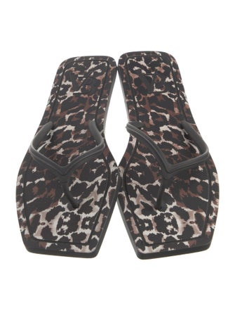 Veronica Beard Rubber Printed Flip Flops