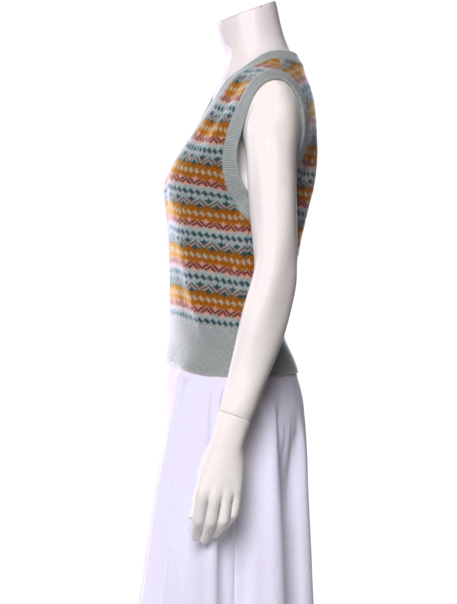 Veronica Beard Merino Wool Striped Sweater