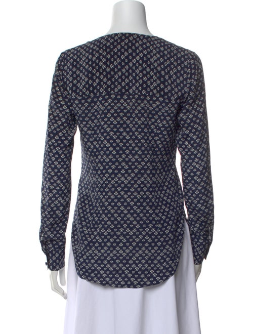 Veronica Beard Silk Printed Blouse
