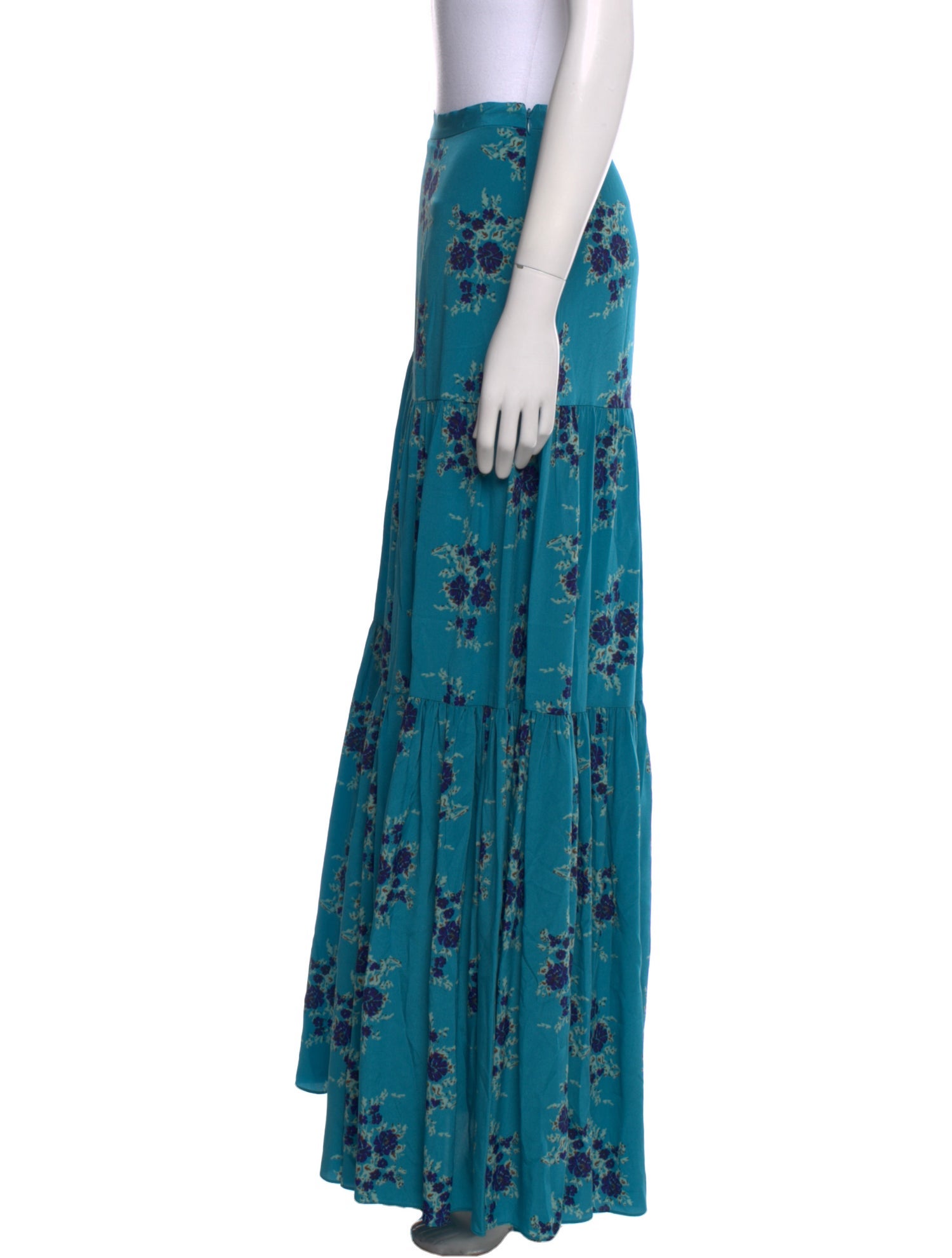 Veronica Beard Silk Long Skirt