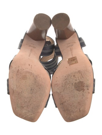 Veronica Beard Leather Sandals