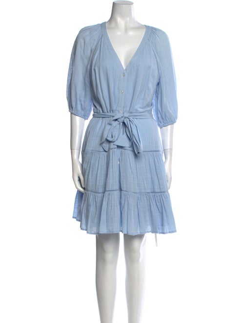 Veronica Beard V-Neck Knee-Length Dress