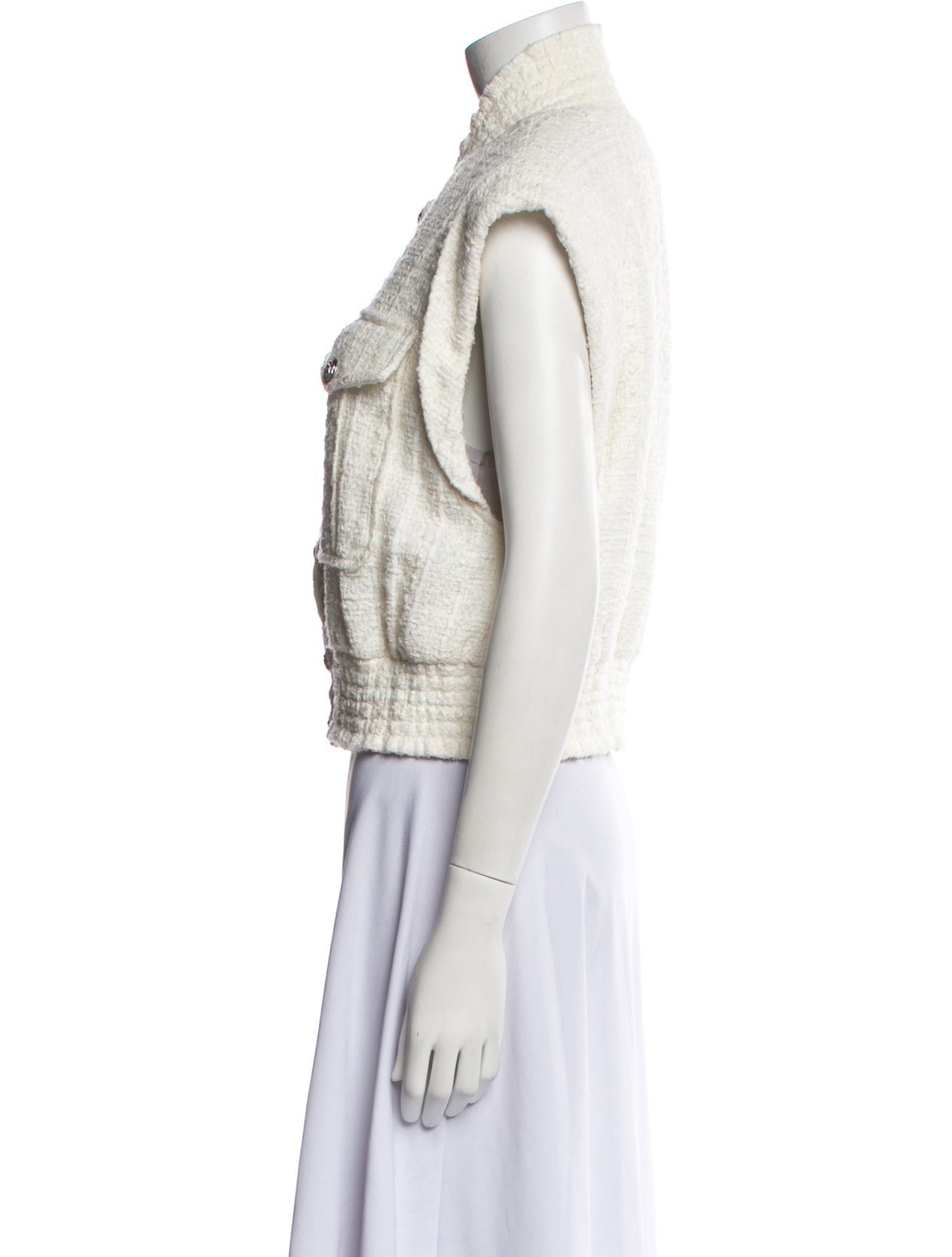 Veronica Beard Plaid Print Vest