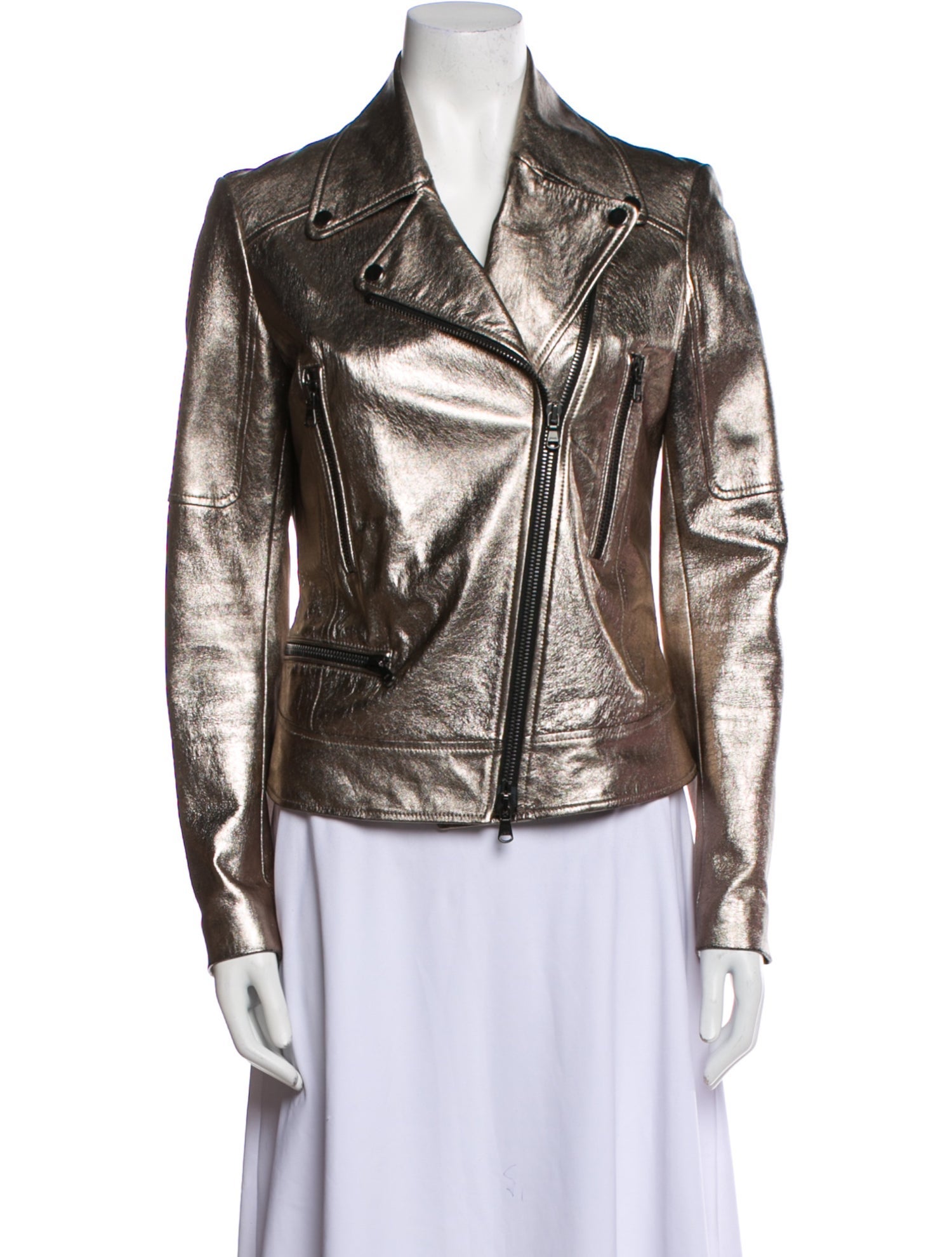Veronica Beard Leather Biker Jacket