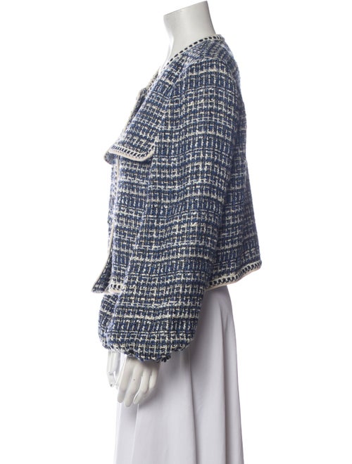 Veronica Beard Tweed Pattern Evening Jacket