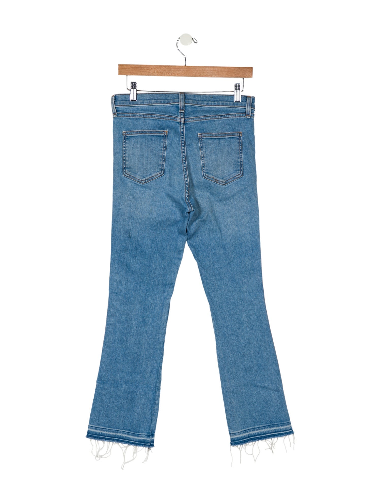 Veronica Beard Mid-Rise Straight Leg Jeans