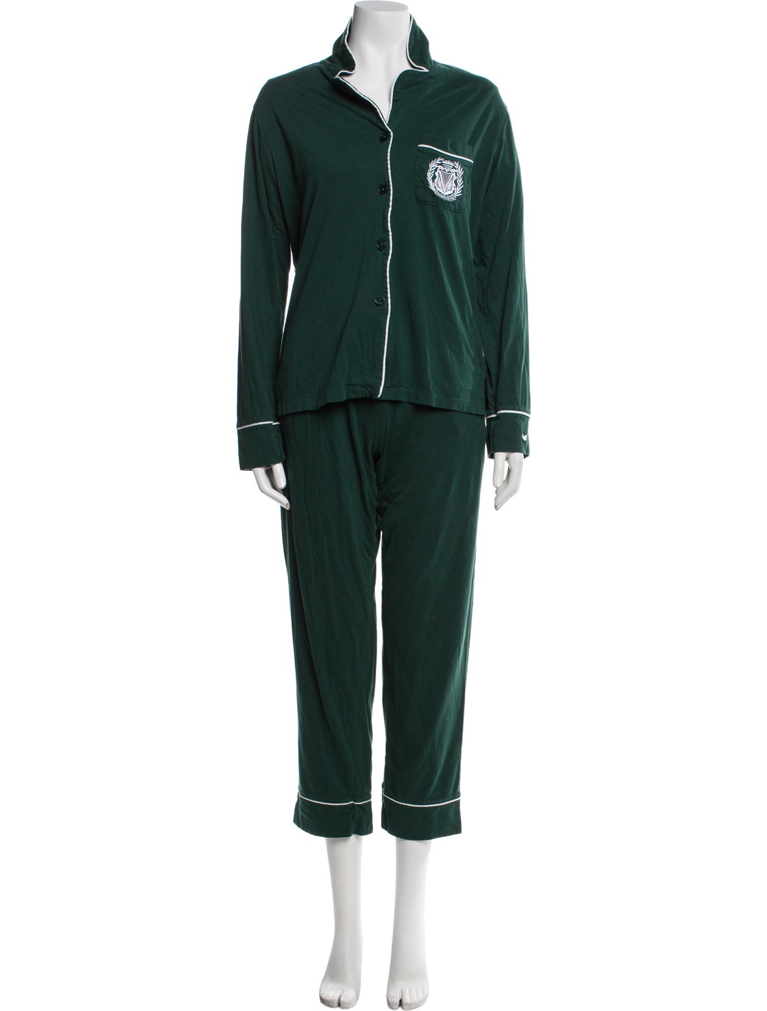 Veronica Beard x Petite Plume Embroidered Accent Pajamas