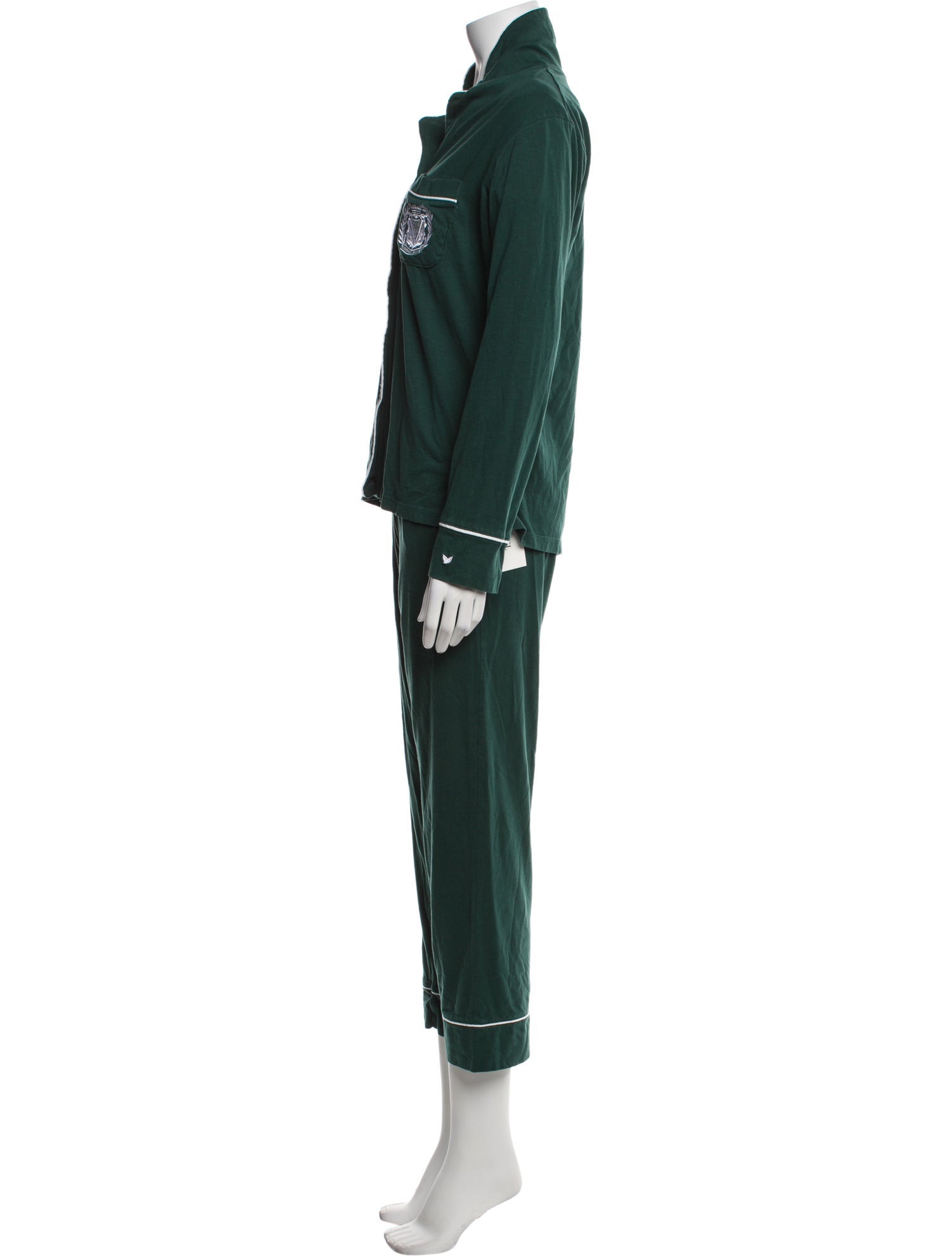 Veronica Beard x Petite Plume Embroidered Accent Pajamas
