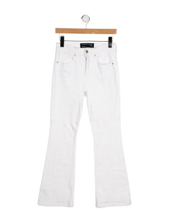 Veronica Beard High-Rise Wide Leg Jeans