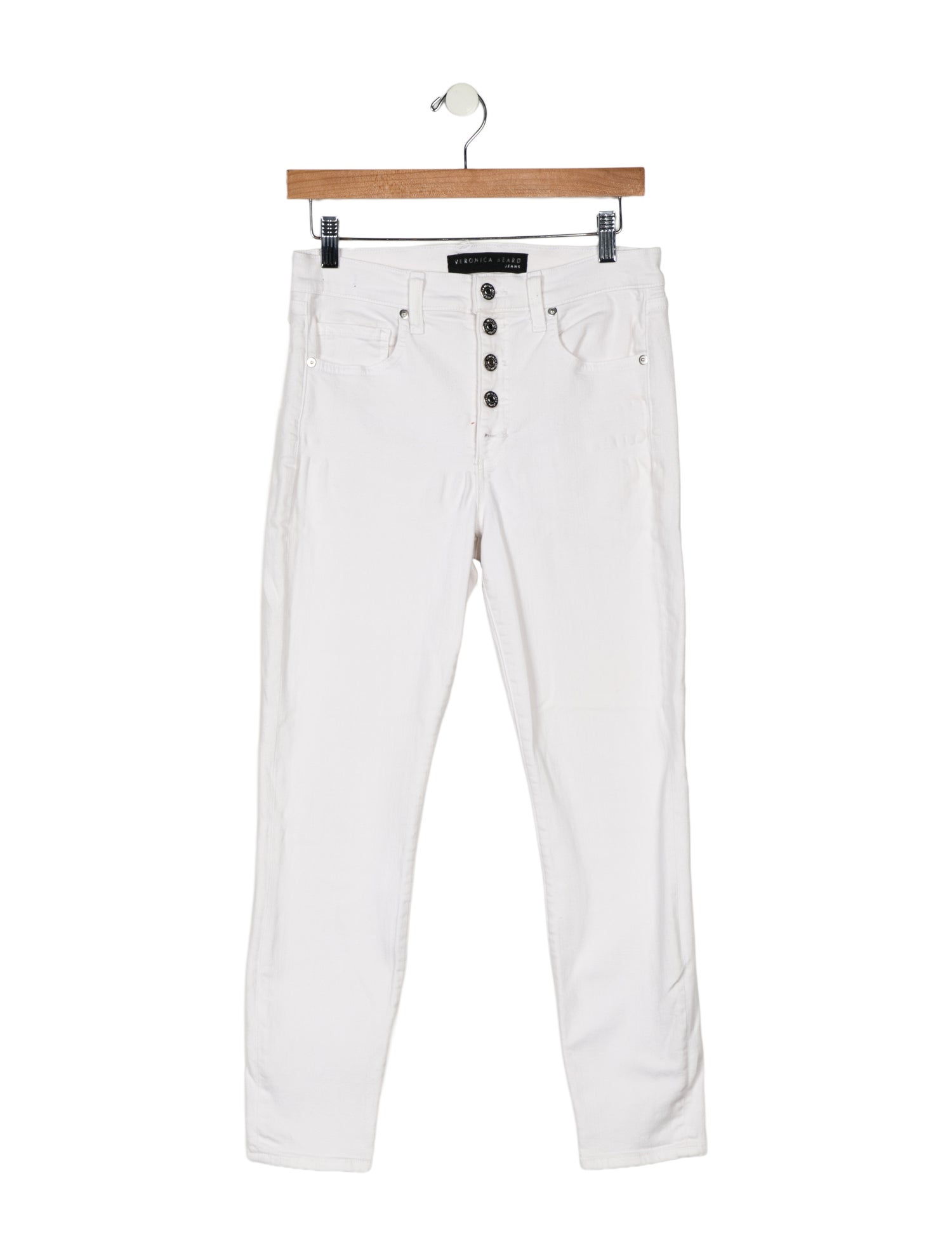 Veronica Beard Mid-Rise Skinny Leg Jeans